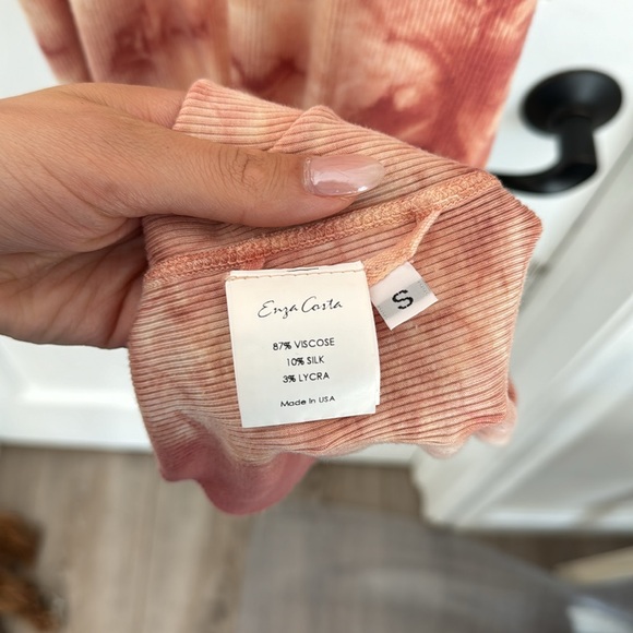 Enza Costa Silk Rib Tank Midi Dress in Adobe lonic
Beach | S - Picture 6 of 7